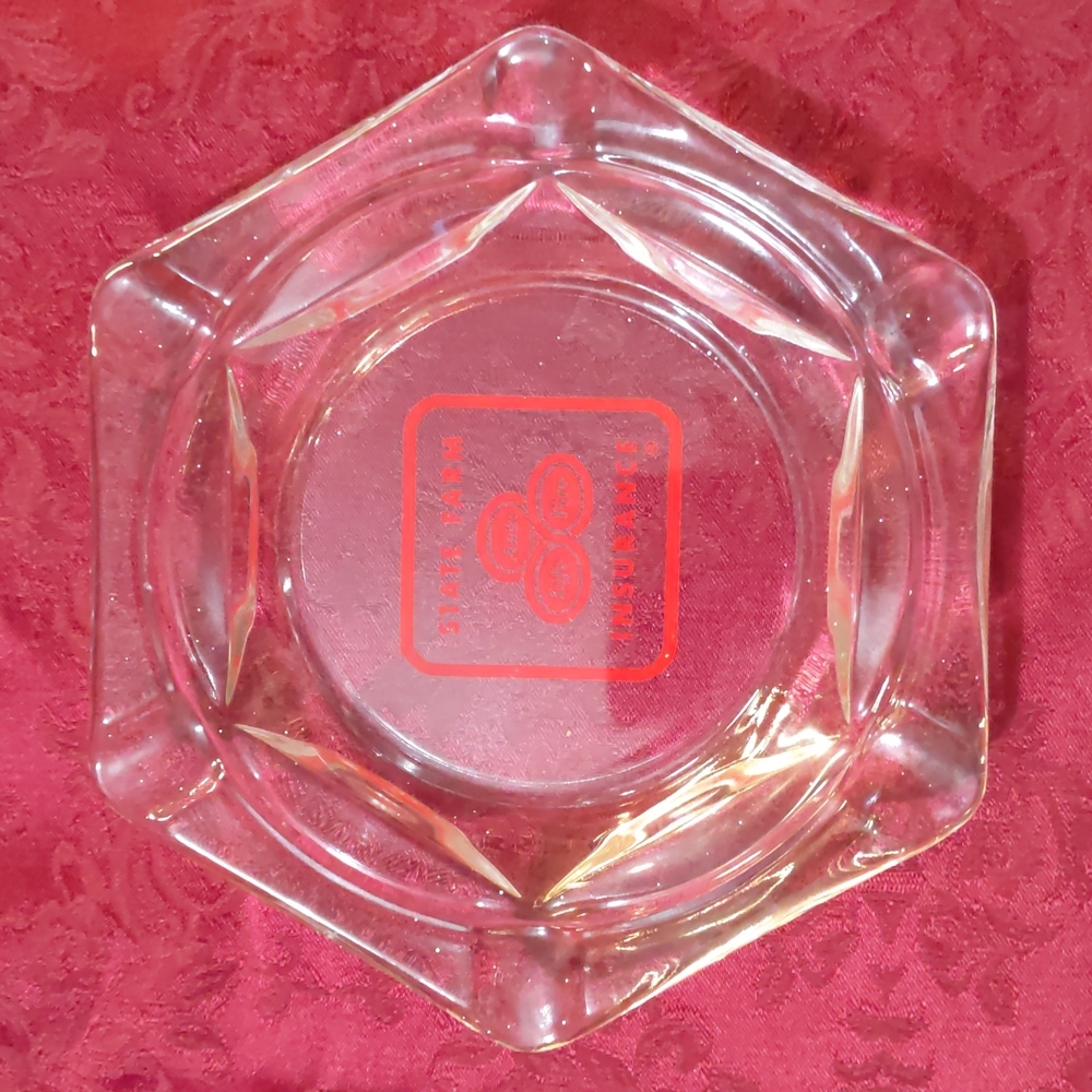 Ashtray, State Farm Insurance, Large 7.5"